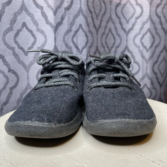 Allbirds Women's Wool Runners Natural Black Comfort Shoes size 7 lace up - Picture 2 of 9